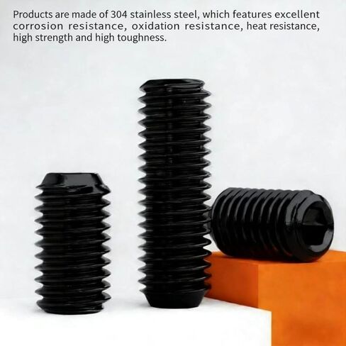 مجموعة متنوعة من البراغي مكونة من 72 قطعة مع مفاتيح سداسية، ومسامير ألين مترية (M3 M4 M5 M6 M8) للأثاث والإلكترونيات والأشغال اليدوية - 12 مقاسًا in Kuwait