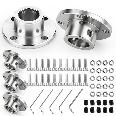 5 قطعة 8 مللي متر اقتران شفة صلبة ، موصل اقتران شفة المحرك لنموذج يدوي الصنع in Kuwait