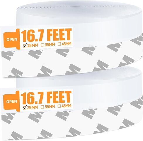 33.5 قدم الباب قطاع الباب تجريد الباب ، سدادة باب سيليكون ، سدادة ، ختم باب دش لاصق ذاتي وشريط عزل الباب لنوافذ إطار الباب والفجوات الزجاجية (شفافة ، 25+35 ملم) in Kuwait