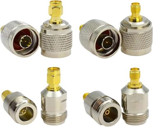 RP-SMA to N Type Male/Female Coaxial Adapter Kit Plugs Jack Connector Converter(Type 1,1Pcs) in Saudi Arabia