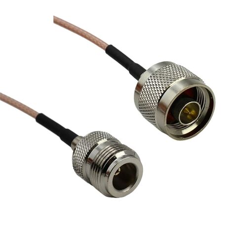 RG316 L16 N ذكر أنثى Conncetor ضفيرة كابل الكابلات المحورية البلوز تجعيد 1 قطعة (20 سنتيمتر) in Kuwait