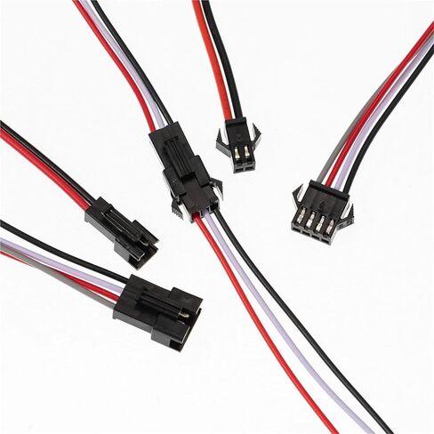 10pairs Male to Female Plugs Terminal Wire Connector SM Line(Length 100mm,2P) in Saudi Arabia