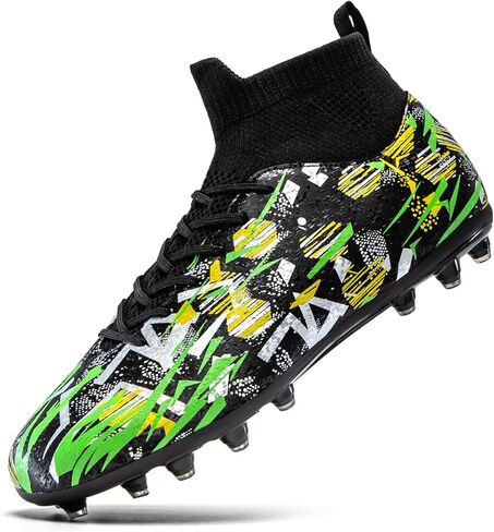 High-Top Soccer Cleats for Outdoor Training Matches Football Shoes in Saudi Arabia
