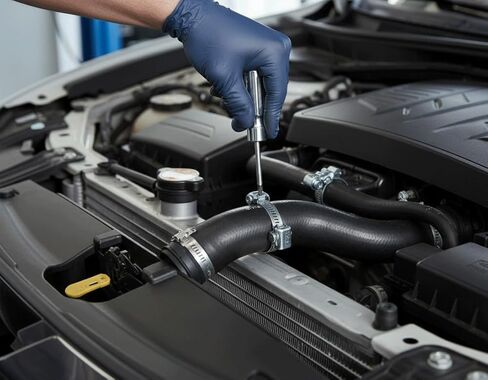 4-Pack Hose Clamps Assortment – Zinc-Plated Steel, Adjustable 2-1/4" to 4-1/2", Heavy-Duty Clamps for Hoses, Pipes & Tubes in Kuwait