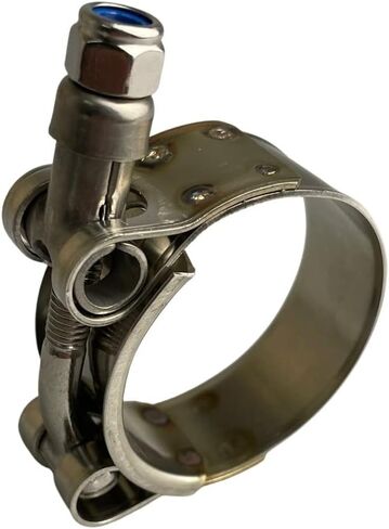 W4 الفولاذ المقاوم للصدأ T بولت خرطوم المشابك للآلات الصناعية ومقاطع العادم x4 (1.81 "-2.13" / 46-54 مم) in Kuwait