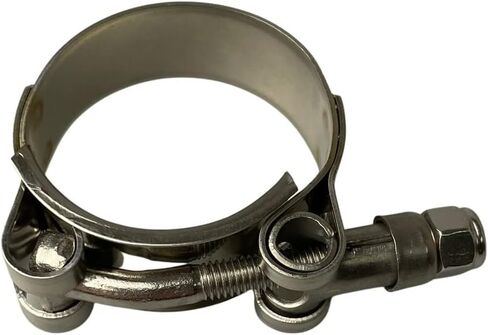 W4 الفولاذ المقاوم للصدأ T بولت خرطوم المشابك للآلات الصناعية ومقاطع العادم x4 (1.81 "-2.13" / 46-54 مم) in Kuwait