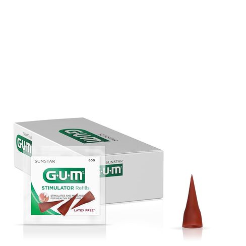 GUM Stimulator Refill, 600PB, Compatible with The Stimulator Permanent Handle, Professional Sample, 3 Count (Pack of 36) in Saudi Arabia
