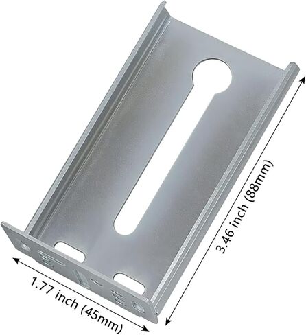 LONTAN 10 Pairs Rear Mounting Brackets for Drawer Slide - B4502 Cabinet Drawer Bracket for Face Frame Cabinets Kitchen Replacement Parts for 1.77 inch(45mm) Width Furniture Gildes in Saudi Arabia