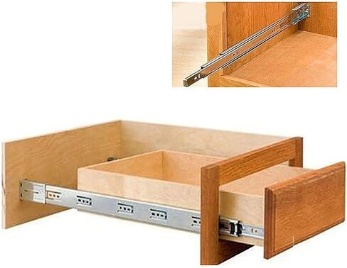 LONTAN 10 Pairs Rear Mounting Brackets for Drawer Slide - B4502 Cabinet Drawer Bracket for Face Frame Cabinets Kitchen Replacement Parts for 1.77 inch(45mm) Width Furniture Gildes in Saudi Arabia