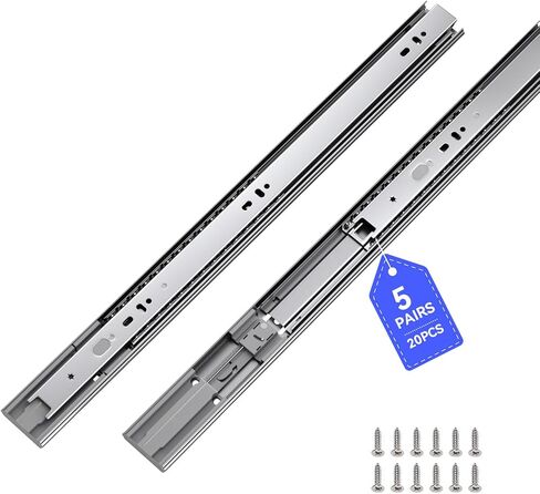 LONTAN 10 Pairs Rear Mounting Brackets for Drawer Slide - B4502 Cabinet Drawer Bracket for Face Frame Cabinets Kitchen Replacement Parts for 1.77 inch(45mm) Width Furniture Gildes in Saudi Arabia