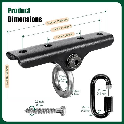 الثقيلة اللكم حقيبة شماعات السقف جبل مع تحمل 900 رطل قدرة الثقيلة حقيبة شماعات الفولاذ المقاوم للصدأ سوينغ الأجهزة للداخلية معلقة كرسي في الهواء الطلق مجموعة سوينغ in Kuwait