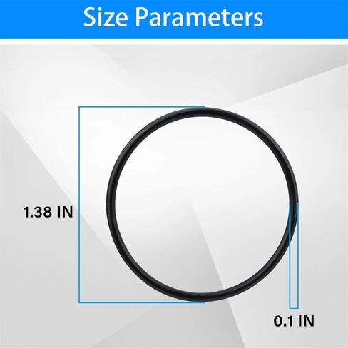 حلقة على شكل حرف O لقطعة ذيل H-553 من أجل Zurn، Sloan، Royal، Regal، قطعة ذيل صمام مقياس التدفق القياسية الأمريكية، استبدال 5308696 / P6000-C31 / A912809-0070A 12 قطعة in Kuwait