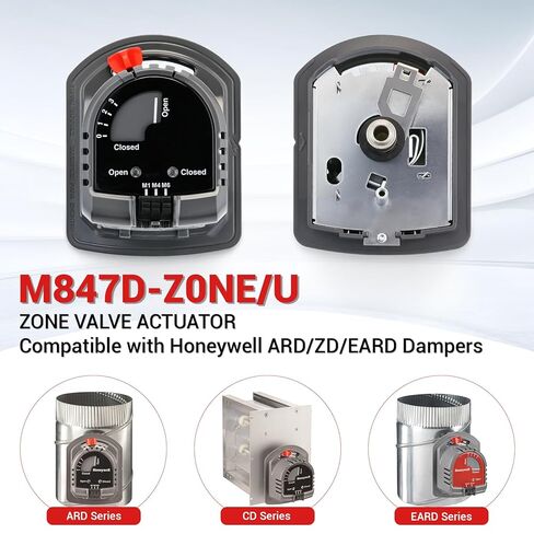مشغل صمام المنطقة M847D، محرك بديل لمنطقة M847D لمخمدات منطقة ARD وZD، متوافق مع مشغل صمام المنطقة هانيويل M847D1004 M847D المثبط 24 فولت in Kuwait