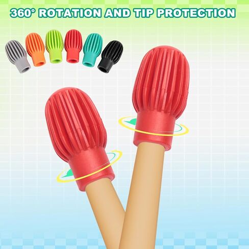 12pcs Drumstick Dampener, 6 Colors Silicone Drum Stick Tips for Silencing Drumming Practice Drum Accessories Mute Clacking Sound for Quite Practice Percussion Tone Control in Saudi Arabia