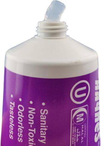 Haynes Silicone Grease, Food Grade Sanitary Lubricant, Machine Lube, Prevent Valves and O-Rings from Sticking, 1-4oz Tube Silicone Grease HAYSG 4OZ TUBE Clear, 4-oz in Kuwait