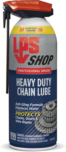 LPS Shop Heavy Duty Chain Lube, Professional-Grade Formula Provides Lubrication & Protection for Gears, Chains, Wire Ropes & More in Kuwait