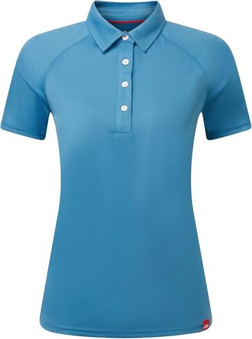 Gill Womens UV Tec Polo Shirt - Lightweight, Moisture Wicking, Quick Drying & 50+ UV Sun Protection in Saudi Arabia