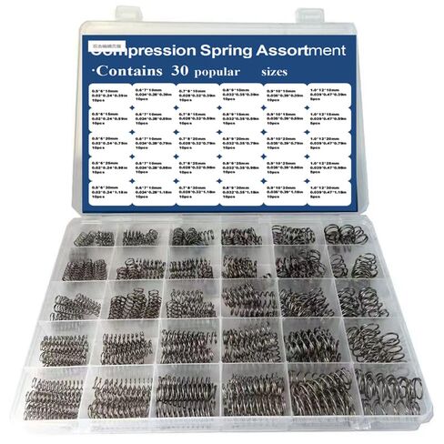 275PCS Compression Springs Assortment Kit 30Different Sizes Mini Spring Stainless Steel Mechanical Small Springs for DIY Repair Project in Saudi Arabia