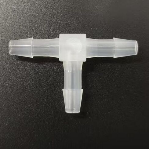 تركيب خرطوم بارب متساوي، 3/16 بوصة على شكل حرف T وصلة أنابيب بلاستيكية 3 طرق من البولي بروبلين موصلات أنابيب مضخة الهواء ملحقات جهاز الربط محول الاتحاد قارب الماء الهواء O2 الوقود 20 قطعة in Kuwait