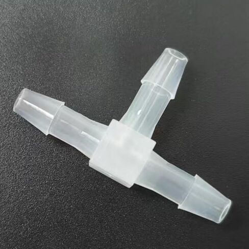 تركيب خرطوم بارب متساوي، 3/16 بوصة على شكل حرف T وصلة أنابيب بلاستيكية 3 طرق من البولي بروبلين موصلات أنابيب مضخة الهواء ملحقات جهاز الربط محول الاتحاد قارب الماء الهواء O2 الوقود 20 قطعة in Kuwait