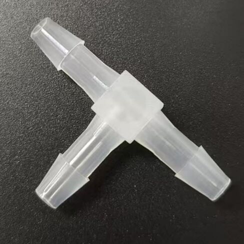 تركيب خرطوم بارب متساوي، 3/16 بوصة على شكل حرف T وصلة أنابيب بلاستيكية 3 طرق من البولي بروبلين موصلات أنابيب مضخة الهواء ملحقات جهاز الربط محول الاتحاد قارب الماء الهواء O2 الوقود 20 قطعة in Kuwait