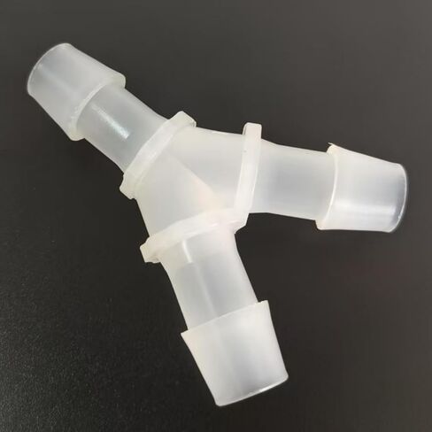 Y-Type 1/2 بوصة خرطوم بارب مناسب على شكل حرف Y متساوي على شكل Y أنابيب بلاستيكية مشتركة وصلة وصلة محول اتحاد لأنابيب الأكسجين أنابيب الوقود المنزلية والغاز السائل والهواء 20 قطعة in Kuwait