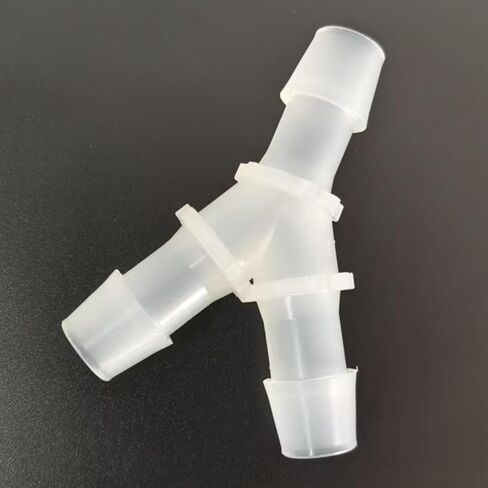 Y-Type 1/2 بوصة خرطوم بارب مناسب على شكل حرف Y متساوي على شكل Y أنابيب بلاستيكية مشتركة وصلة وصلة محول اتحاد لأنابيب الأكسجين أنابيب الوقود المنزلية والغاز السائل والهواء 20 قطعة in Kuwait