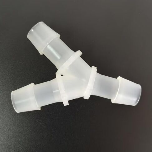 Y-Type 1/2 بوصة خرطوم بارب مناسب على شكل حرف Y متساوي على شكل Y أنابيب بلاستيكية مشتركة وصلة وصلة محول اتحاد لأنابيب الأكسجين أنابيب الوقود المنزلية والغاز السائل والهواء 20 قطعة in Kuwait