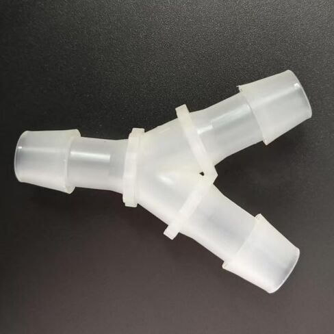 Y-Type 1/2 بوصة خرطوم بارب مناسب على شكل حرف Y متساوي على شكل Y أنابيب بلاستيكية مشتركة وصلة وصلة محول اتحاد لأنابيب الأكسجين أنابيب الوقود المنزلية والغاز السائل والهواء 20 قطعة in Kuwait