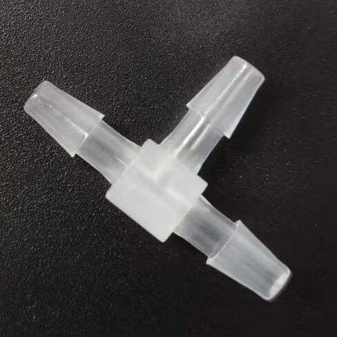 1/8 "خرطوم بارب المناسب متساوية الشائكة T على شكل 3 طريقة البلاستيك المشترك جهاز الربط Mender محول الاتحاد لخط الهواء أنابيب الأنابيب 20 قطعة in Saudi Arabia