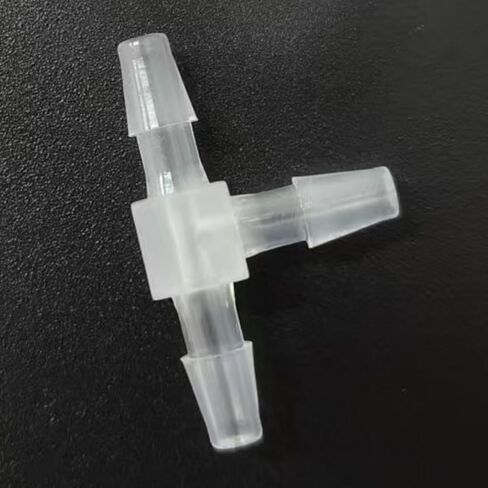 1/8 "خرطوم بارب المناسب متساوية الشائكة T على شكل 3 طريقة البلاستيك المشترك جهاز الربط Mender محول الاتحاد لخط الهواء أنابيب الأنابيب 20 قطعة in Saudi Arabia