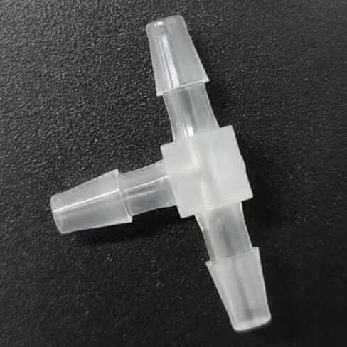 1/8 "خرطوم بارب المناسب متساوية الشائكة T على شكل 3 طريقة البلاستيك المشترك جهاز الربط Mender محول الاتحاد لخط الهواء أنابيب الأنابيب 20 قطعة in Saudi Arabia