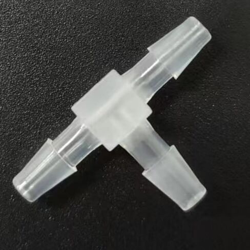 1/8 "خرطوم بارب المناسب متساوية الشائكة T على شكل 3 طريقة البلاستيك المشترك جهاز الربط Mender محول الاتحاد لخط الهواء أنابيب الأنابيب 20 قطعة in Saudi Arabia