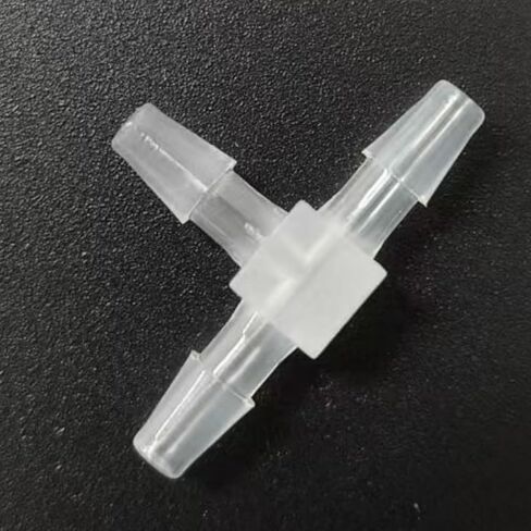 1/8 "خرطوم بارب المناسب متساوية الشائكة T على شكل 3 طريقة البلاستيك المشترك جهاز الربط Mender محول الاتحاد لخط الهواء أنابيب الأنابيب 20 قطعة in Saudi Arabia