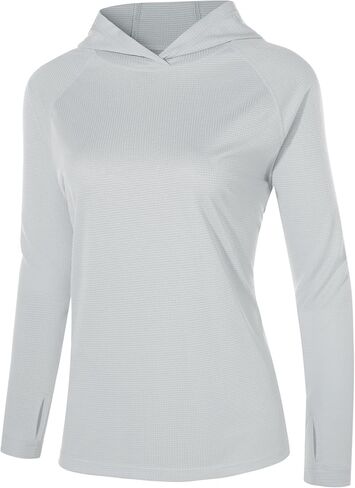 Roadbox Women's Sun Protection Hoodie Upf 50+ Long Sleeve Tries Hiking Fishing Hooded ، و Guard UV Rash for Women in Saudi Arabia