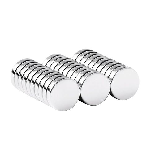 Neodymium Round Disc Magnets 12x3mm - Rare Earth Magnetic Sticker Holder Fastener 1/2x1/8 inch Circular Disk Magnet N52 Powerful (20 Pack) in Kuwait