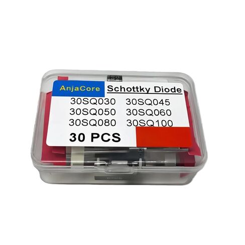 30A Schottky Diode Sample Pack, 30SQ030 30SQ045 30SQ050 30SQ060 30SQ080 30SQ100, 30A 30V 45V 50V 60V 80V 100V 6 Types 5pcs Each, Total 30pcs, for Solar, Power Supply, Repair in Saudi Arabia