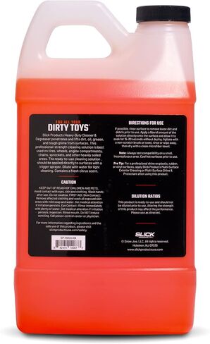 Slick Products Heavy-Duty Cleaner & Degreaser – Professional Strength Citrus Formula for Tires, Wheels, Engines, Chains & Tough Grime – Ready to Use or Dilute, 64 oz in Saudi Arabia