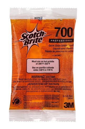 Scotch-Brite Quick Clean Griddle Liquid 700CC, 3.2 oz. (Pack of 40) in Saudi Arabia