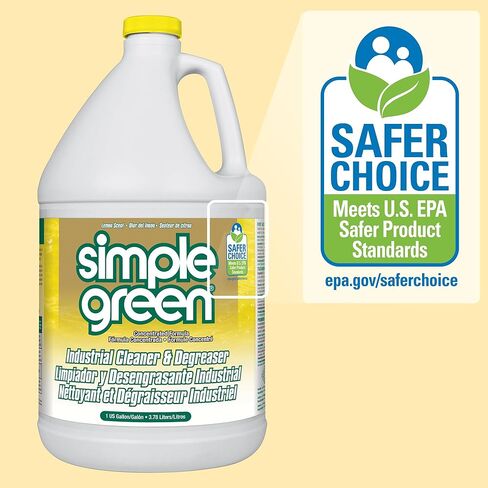 Simple Green Industrial Cleaner and Degreaser Lemon Scent, 1 Gal (Pack of 4) in Saudi Arabia