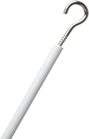 سلك ستارة شبكي، سلك تعليق سلك ستارة أبيض مع خطاف وعيون ذاتية اللصق للستارة، طقم كابل سلك نافذة معلق 2-4 متر (الحجم: 2 متر) in Kuwait