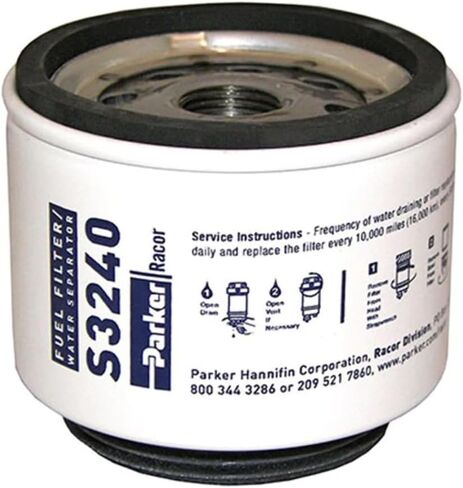 Racor Gasoline Spin-On Series Fuel / Water Separator, 120R-RAC-01 - S3240 in Saudi Arabia