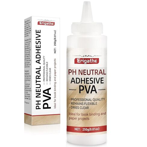 غراء ملزم للكتاب ، لاصق PVA PH محايد ، خالي من الأحماض ، جميع الأغراض ، يجف واضحة ويظل مرنًا ، ويستخدم لتكوين الكتب والإصلاح ، والإطار ، والتشاميه ، والفن الورقي والحرف اليدوية in Kuwait