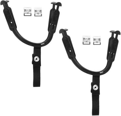 GANAZONO Ice Hockey Helmet Chin Strap Replacement 2pcs Set Adjustable Hard Cup Universal Sports Chin Strap with Ear Sling Loops for Hockey and Football Protective Helmets in Saudi Arabia