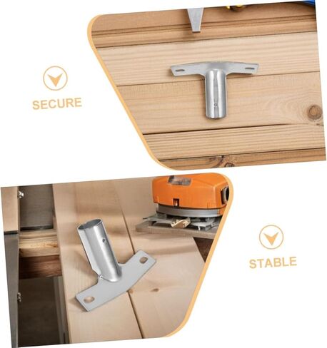 5pcs Heavy Duty Broom Handle Couplers Locking Mechanism Iron Broom Adapter for Universal Replacement Compatible for Efficient Cleaning in Saudi Arabia
