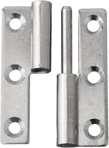 1 قطعة مفصل قابل للفصل مفصلات علم صغيرة مفصلات من الفولاذ المقاوم للصدأ قابلة للإزالة لأجزاء أجهزة خزانة الباب (يسار) in Kuwait