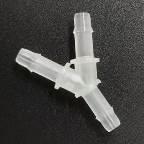 Hose Barb Fitting Equal Barbed, 5/32" Y Shaped Plastic Tubing Joint 3 Way Polypropylene Pipe Connectors Air Pump Accessories Splicer Mender Adapter Union Boat Water Air O2 Fuel 20 Pcs in Saudi Arabia