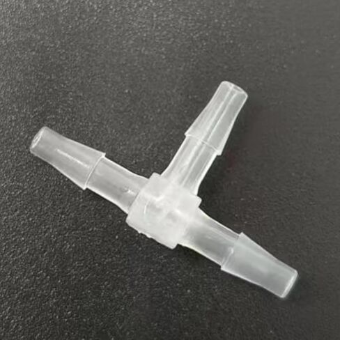 3/32" Plastic Hose Barb Fitting Equal Barbed 3 Way T Shaped Hose Tubing Joint Splicer Mender Adapter Union for Oxygen Tubing Pipe Household Fuel Water Liquid Air 20PCS in Saudi Arabia