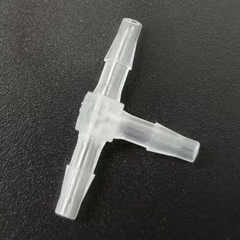 3/32" Plastic Hose Barb Fitting Equal Barbed 3 Way T Shaped Hose Tubing Joint Splicer Mender Adapter Union for Oxygen Tubing Pipe Household Fuel Water Liquid Air 20PCS in Saudi Arabia