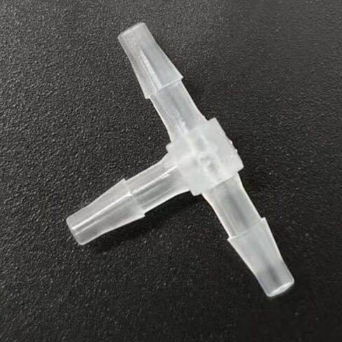 3/32" Plastic Hose Barb Fitting Equal Barbed 3 Way T Shaped Hose Tubing Joint Splicer Mender Adapter Union for Oxygen Tubing Pipe Household Fuel Water Liquid Air 20PCS in Saudi Arabia